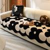 Luxuriöses Sofakissen Winter Sommer Universal Rutschfest Elegant Sofabezug Decke Für Gerades Sofa Sitzkissen