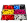 60Pcs Random Color High Temp Masking  Powder Coating Silicone Cone Assortment Kit 7 Different Sizes Car Accessories Interiors