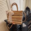 Holiday Beach Woven Bag Small Fresh Women's Straw Woven Bag, Fresh, Sweet and Fashionable Personalized Woven Handbag