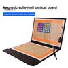Professional Tactics Board Foldable Volleyball Clipboard Coaching with Pen Lightweight Portable Dry Erase Teaching Tool