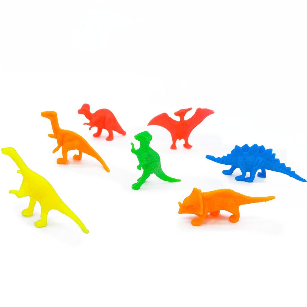 2-3 Inch Solid Plastic Mini Dinosaur Model Toy with Capsule