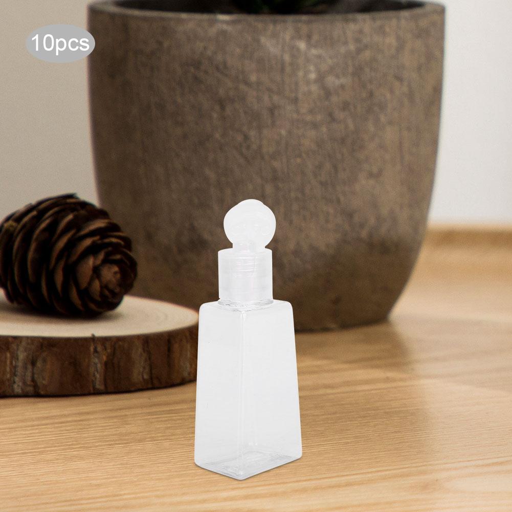 10pcs Lotion Cream Pump Makeup Cosmetic Travel Refillable Plastic Squeeze Bottle 30ml