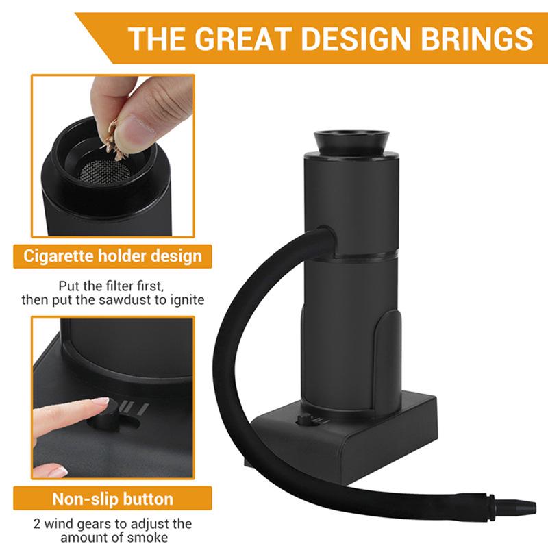 Variable Speed Kitchen Smoker Gun for Cocktails, Steaks, and Molecular Gastronomy