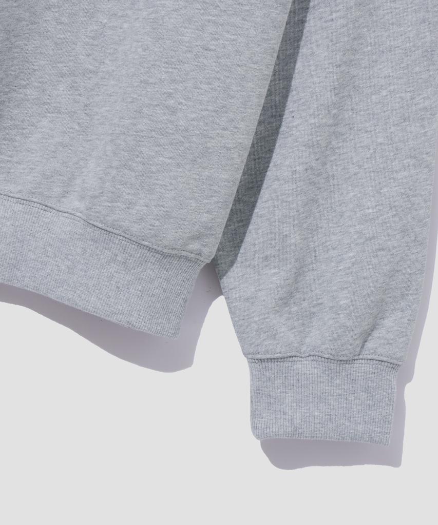 AGOD Layered Crew Neck Sweatshirt [Gray]
