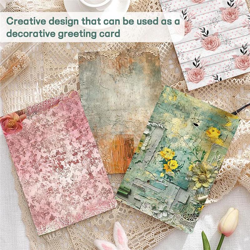 Craft Scrapbook Paper 12X12 Inch,24 Sheets Decorative Double Sided Printing DIY Origami Photo Album