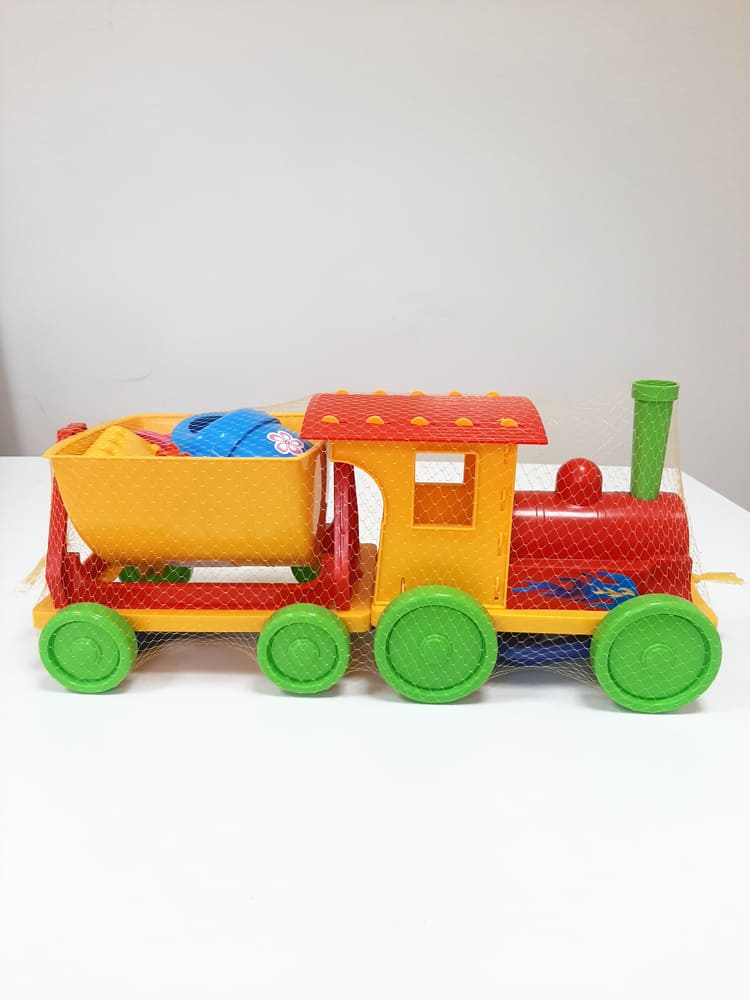 Sandbox toys Train Plus red