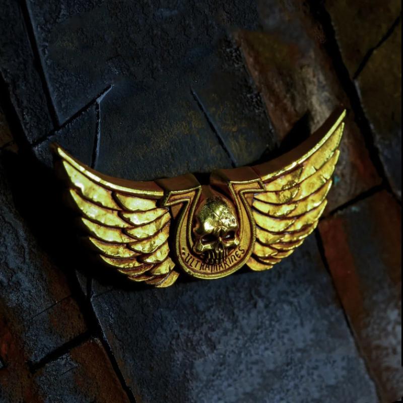 Warhammer 40K Space Marines 2 Game Peripherals Skull Brooch Breastpin Badge Collection Gift