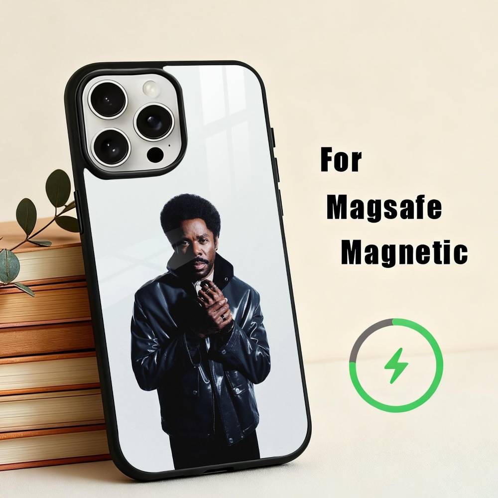 1PC Actor C-Colman D-Domingo Phone Case For iPhone17,16,15,14,13,12,11 Plus,Pro Max Magnetic For Magsafe Wireless Charging