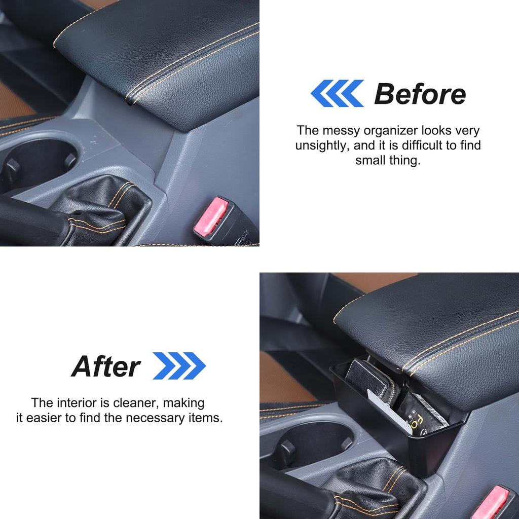 For Ford RANGER Wildtrak T6 T7 T8 2015-2026 Car Center Console Organizer Tray Armrest Box Front Storage Box Accessories