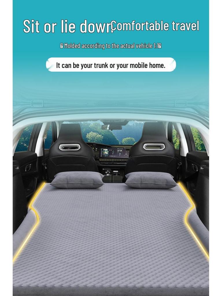 Changanunik Car Inflatable Mattress: Rear Seat Sleeping Pad & Trunk Air Cushion