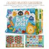 Montessori Baby Busy Book My First Quiet Book Early Learning Educational Toy Children Matching Game for Babies Aged 2-3 Years