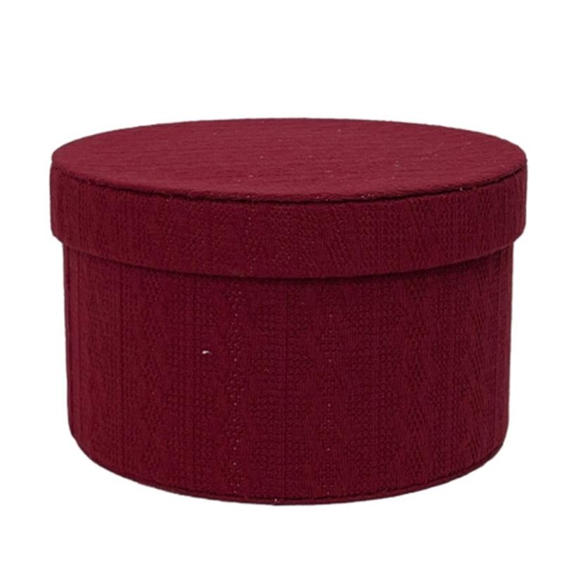 Portable Paper Flower Bucket Craft Container Round/Square Gift Packaging Box For Weddings Anniversaries And Event