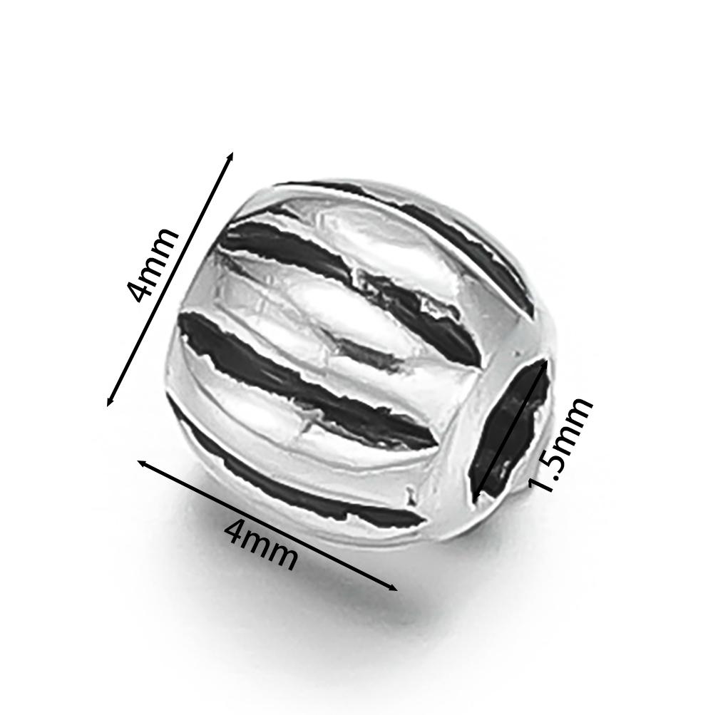 1pcs/lot 925 Sterling Silver Various Shape Silver Color Beads For DIY Jewelry Necklace Bracelets Making Supplies Accessories