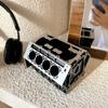 Resin Engine Block Desk Organizer Black Business Card Bracket Pen Holder  Office Desk Organizer