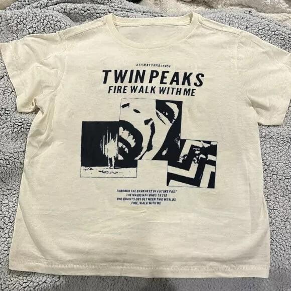 Twin Peaks Shirt Twin Peaks Movie White Tshirt Unisex Men Women S5XL Unisex T-Shirt L