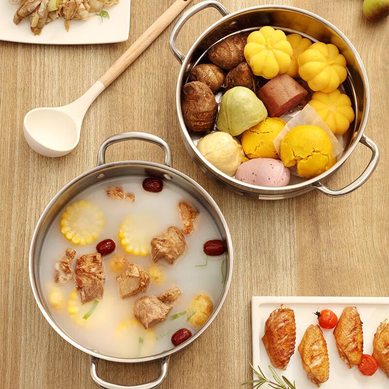 

Zhang Xiaoquan 28cm Composite Bottom Double Layer Steamer