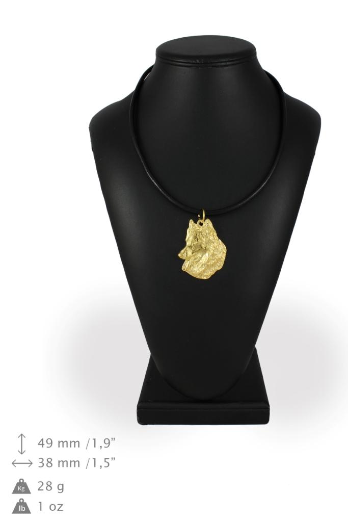 Belgian Shepherd Dog, Belgian Sheepdog - Dog Necklace In Gift Box, Gold-plated Pendant for Dog Fan, Striking Jewellery by Art-Dog
