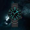 Men's Stainless Steel Automatic Waterproof Sport Watch with Luminous Dial - Fashion Business Brand.
