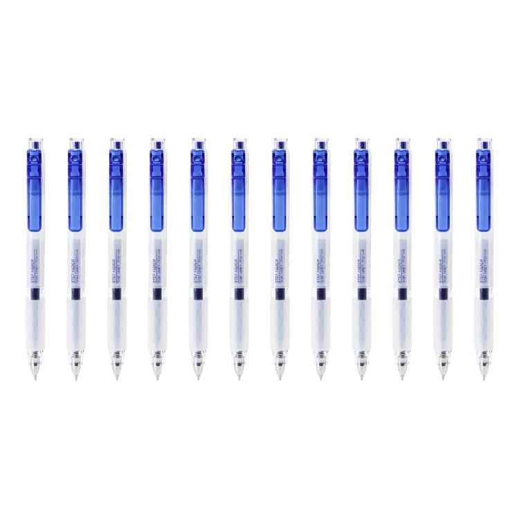 

12Pcs 0.5mm Ink Roller Ball Pen Fine Point Pen For Exams Office School Writing Smooth Quick Drying Clicks Gel Pen Set