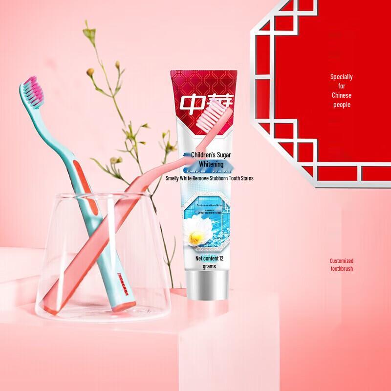 Zhonghua Magic White Toothpaste & Deep Clean Toothbrush Set