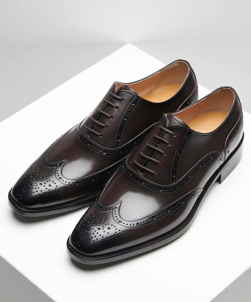 Flap'F Men'S Wingtip Oxford Dress Shoes 2 Types (B Type)