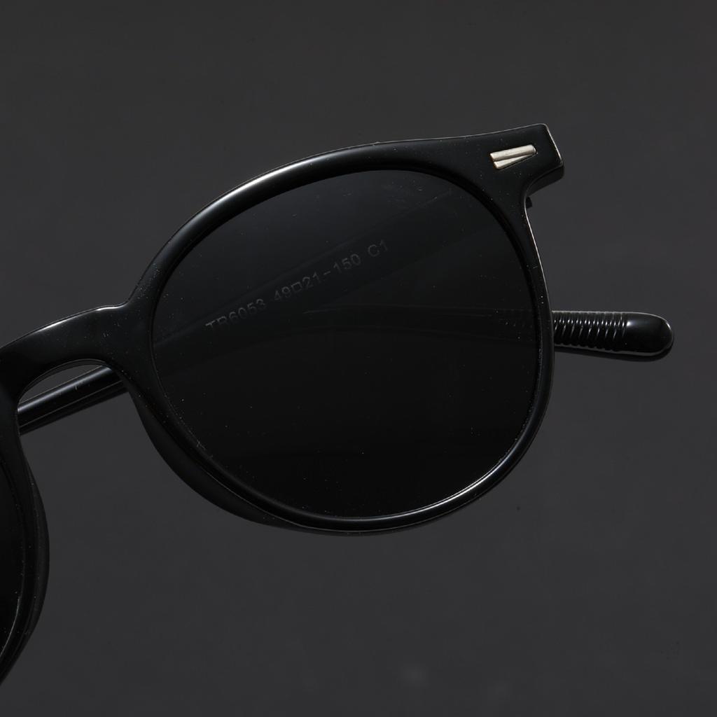 Retro Polarized Frame Men Sunglasses Fashion Polygon Women Sun Glasses Oval High Quality Travel Eyewear