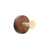 Solid Wood Wall Mount Hook No Drilling Wood Hook Space Saving Suction Cup Hook  Bathroom Storage