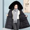 Large size - fat mm pie overcome loose large fur collar cotton clothes jacket cotton clothes plus fat