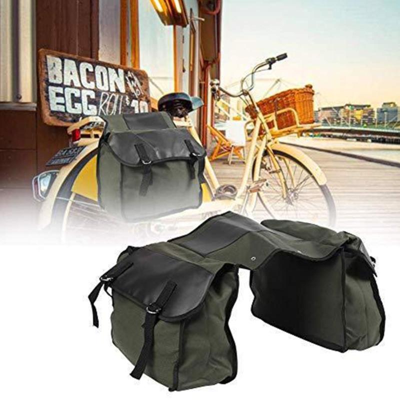 Durability Cycling Panniers Large Capacity Bike Outdoor Ride Gear Backseat Bag for Rear Racks and Convenient Storage