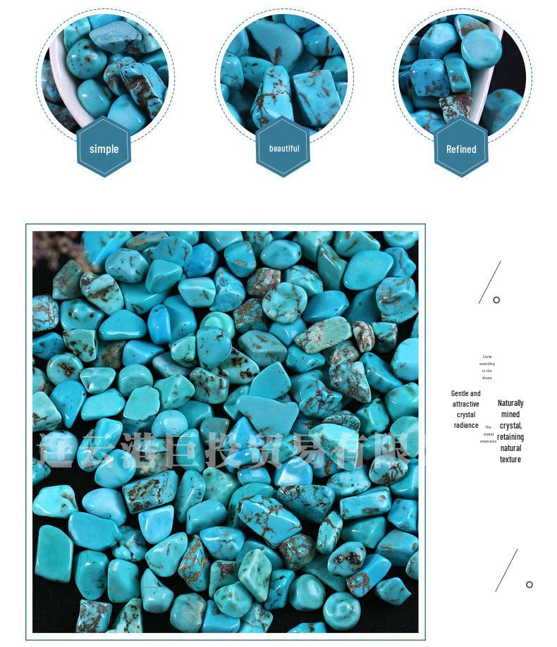 Blue-Turquoise Gravel Decoration for Bonsai & Fish Tanks