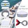 Dressing Up Sailor Ship Cap Navy Blue Scarf Sailor Hat Fashion Yacht Captain Hat  Men Women