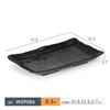 1 Pc Melamine Black Plate Restaurant Flat Dinner Plate Tableware