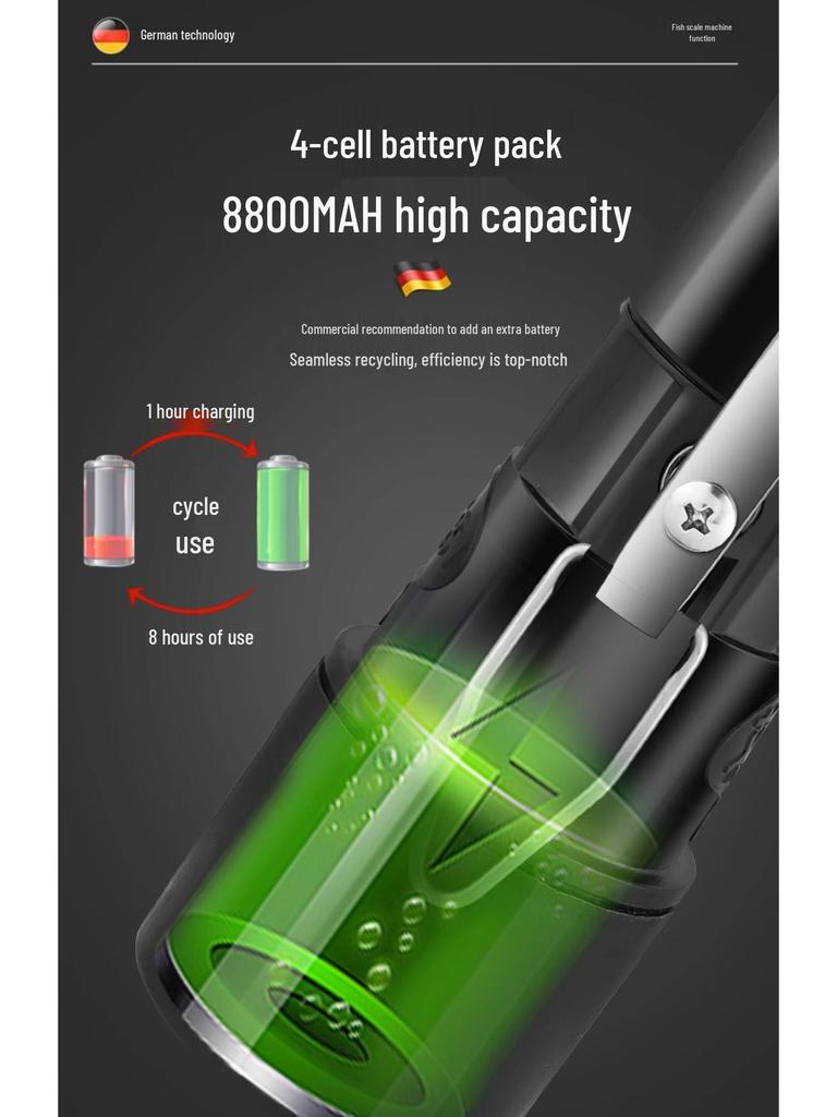 Aijiu Electric Automatic Fish Scaler and Scraper Tool
