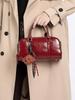 Red Square Women's Pillow Handbag - 2025 Autumn/Winter Korean Casual Shoulder Crossbody