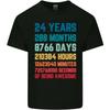 24th Birthday 24 Year Old Mens Light Cotton T-Shirt