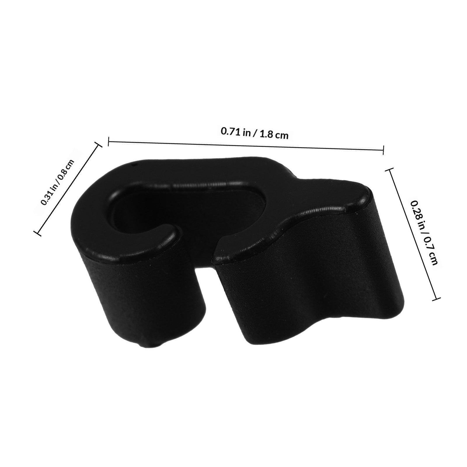 

40Pcs Storage Cabinet Lock Buckles Wire Cage Clips Pet Crate Latches Adjustable Heavy Duty Connectors for Closet Shoe Organizer чорний