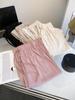 Women's Textured Pleated Tencel Cotton Wide Leg Pants