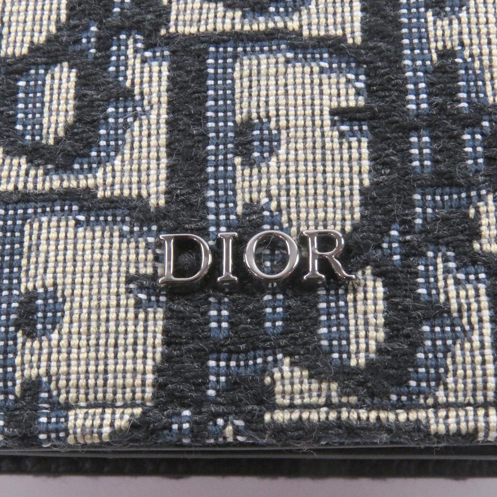 Great DIOR Other bag Oblique Shoulder Strap Nano Pouch beige canvas mens Used