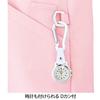 Nursery Long-Length Protective Clothing, Smooth Touch Apron, Wrinkle-Resistant, Women's, Size M, Spring Pink, 9262202A
