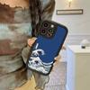 Japanese Waves Phone Case For IPhone 17 16 15 14 13 12 11 Pro Max 16E Plus INS Soft Cover