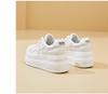 White 2025 Autumn Platform Sneakers: Sporty, Height-Enhancing 9cm Korean Leather Flatforms