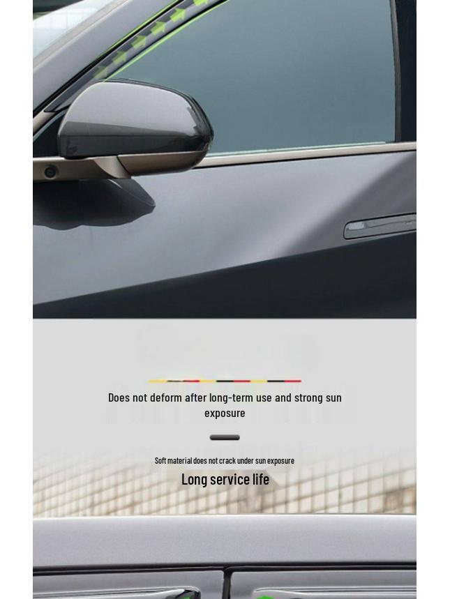 Li Auto L9 Car Window Sun & Rain Guards - Modified Accessories & Visors for Weather Shielding and Decoration