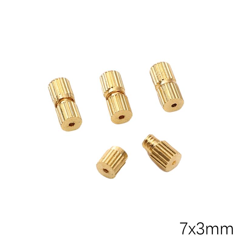 1-10pcs/Bag Plated Screw Clasp Barrel Screw Clasps For Bracelet Necklace Jewelry Making Findings Accessories