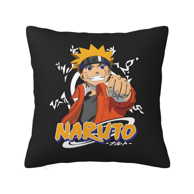 Custom Nordic Uzumaki Anime Cushion Cover Polyester Harajuku Manga Pillow Case