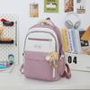 Oxford Cloth Student Backpack With Large Capacity And Arched Shoulder Straps For School Use