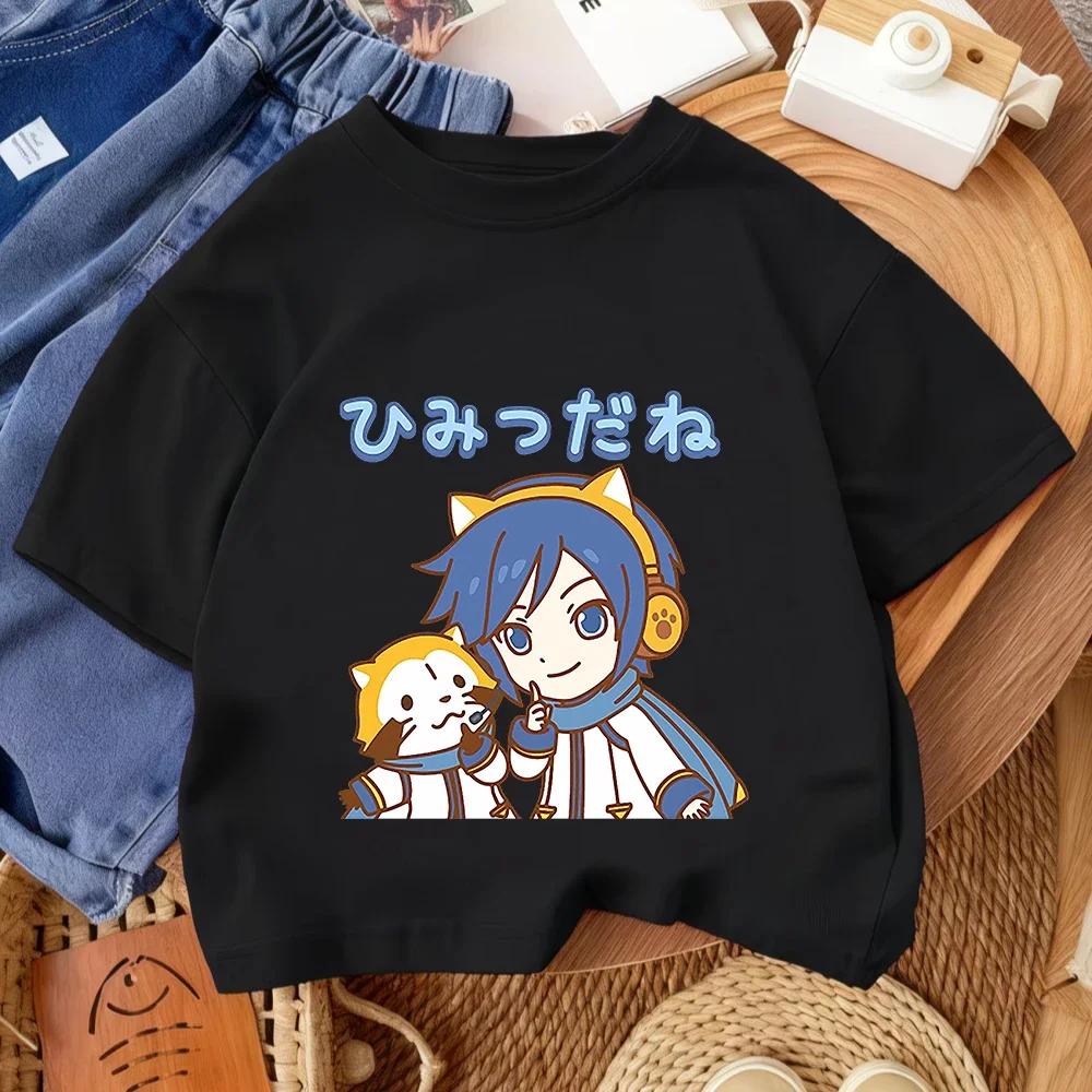 Fashion Children T Shirt Hatsune Miku Cute Kawaii Design Boys Girls Summer Street Style Crew Neck Outfit 314 Years