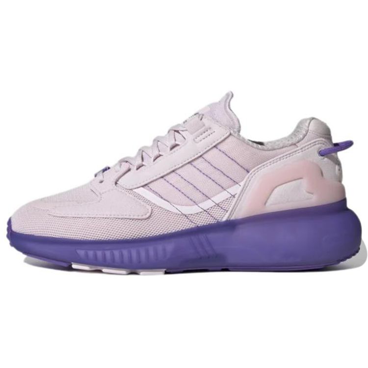Adidas Originals ZX 5000 Durable Shock Absorbing Low Top Running Shoes Women Sneakers Light-Purple GX8666