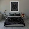 Dark, intricate, geometric. Bedding Duvet cover sets Duvet covers Pillowcases gifts (1 * Duvet Cover 2 * Pillowcases, without duvet insert)