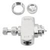 1/4 For BSPT Low Pressure Misting Nozzle Air Atomizing Function with Adjustable Flow and Efficient Dust Control