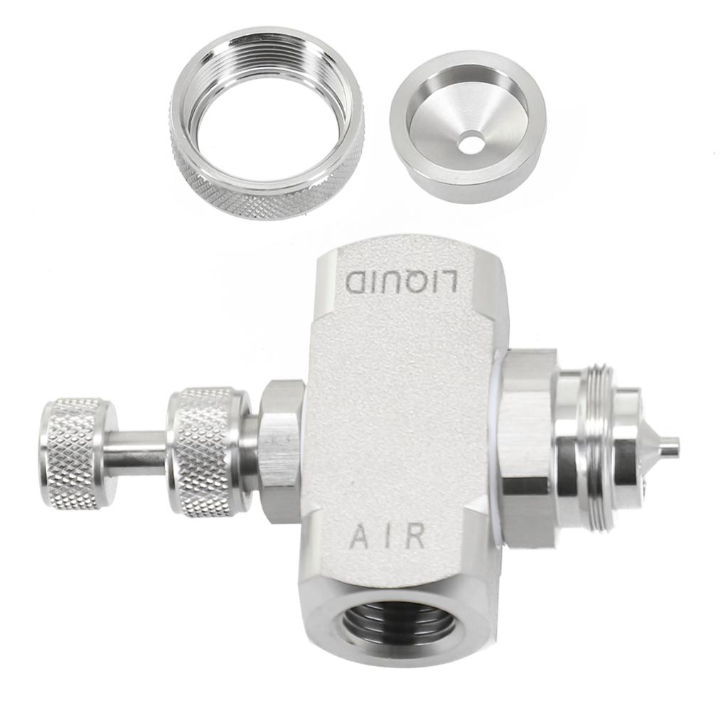 1/4 For BSPT Low Pressure Misting Nozzle Air Atomizing Function with Adjustable Flow and Efficient Dust Control